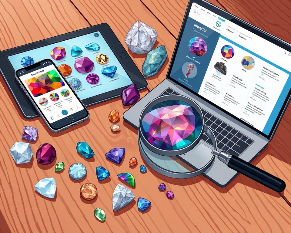 apps  de identificar Pedras e Minerais