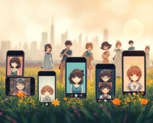 Anime rostos e imagens com os melhores apps de animação