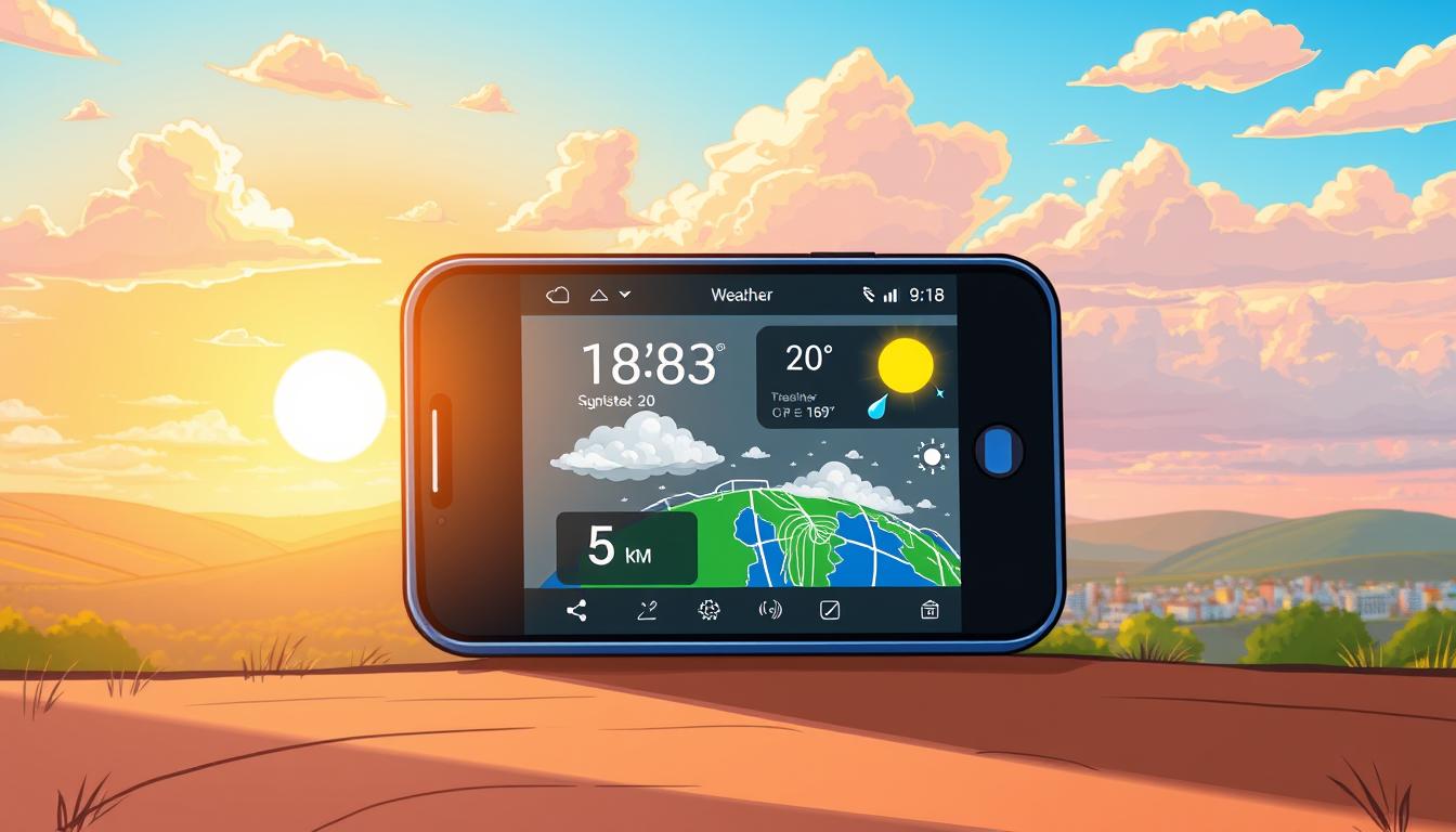 Receba alertas do clima com aplicativos gratuitos no celular.
