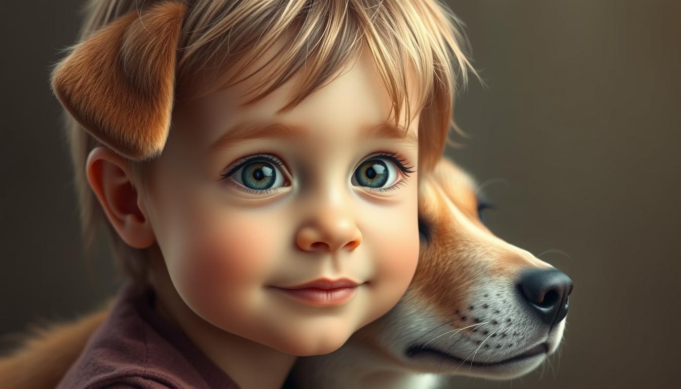 Transforme fotos de cães em retratos de crianças com inteligência artificial