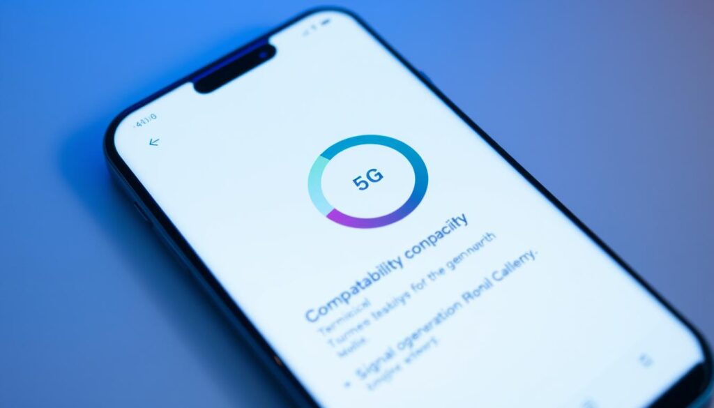 Verificação de compatibilidade 5G Verificação de compatibilidade 5G