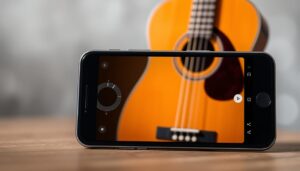 Aplicativo para afinar violão