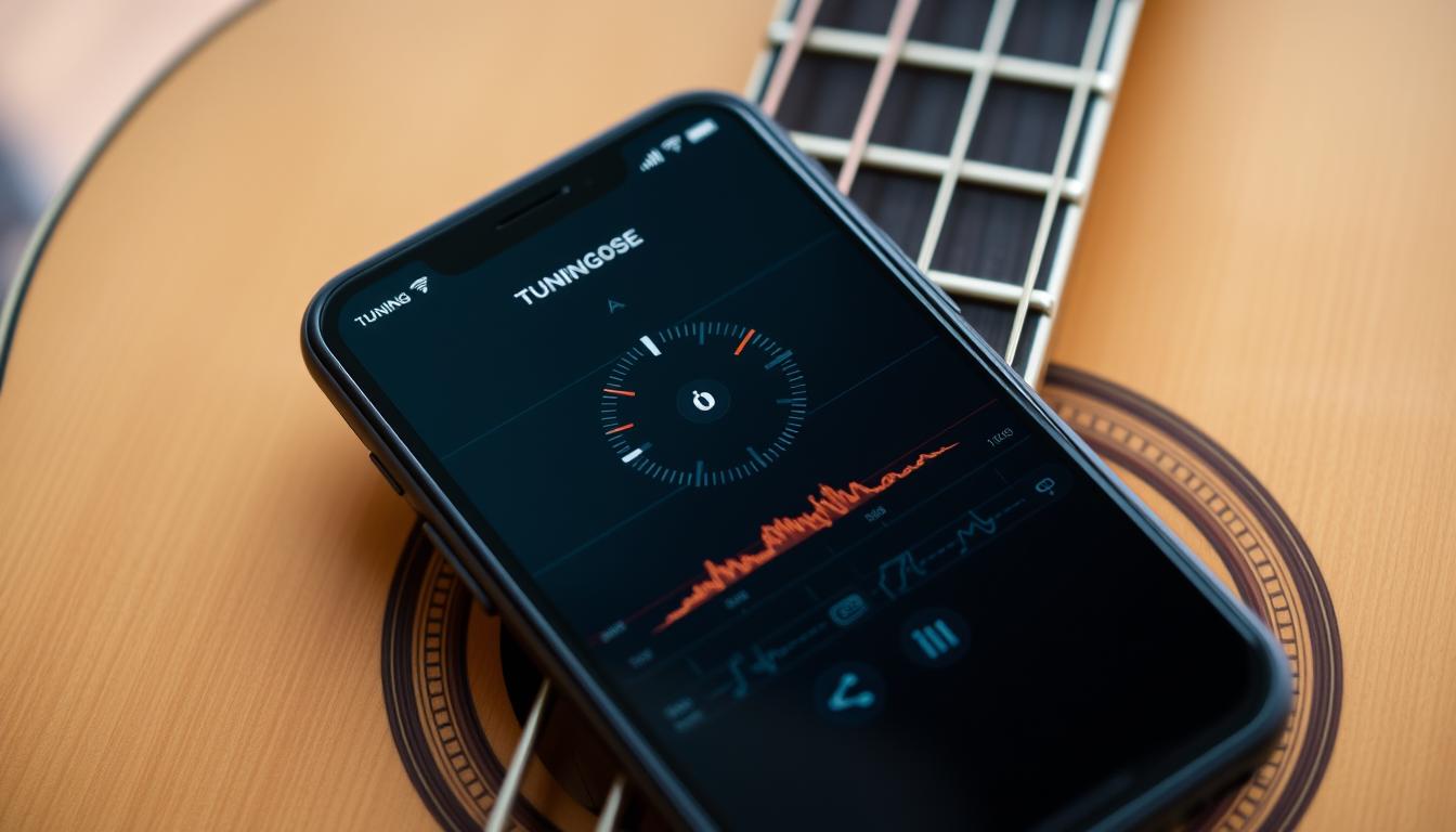 App para afinar violão usando o microfone do celular