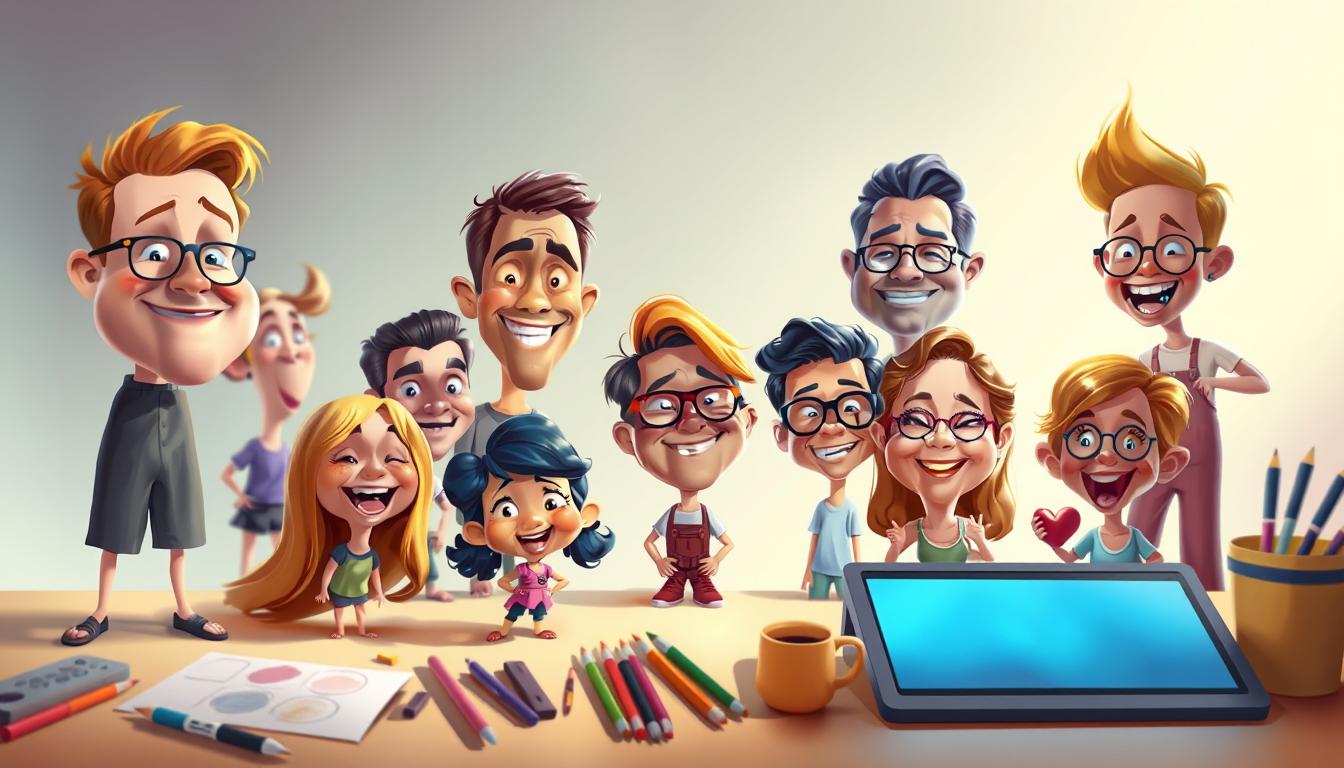Aplicativos para fazer caricaturas grátis: transforme fotos em arte divertida