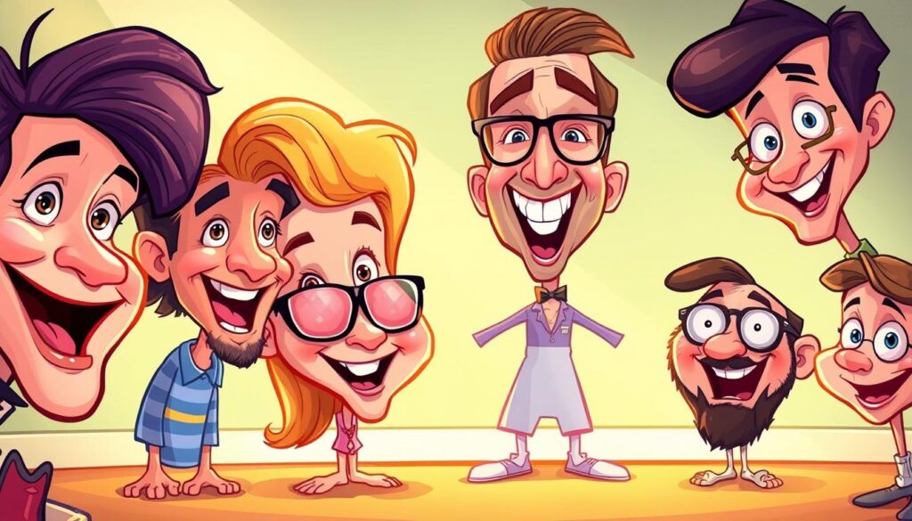 fotos engraçadas com estilo de caricatura fotos engraçadas com estilo de caricatura