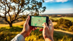 Medição de terrenos com aplicativo GoogleEarth