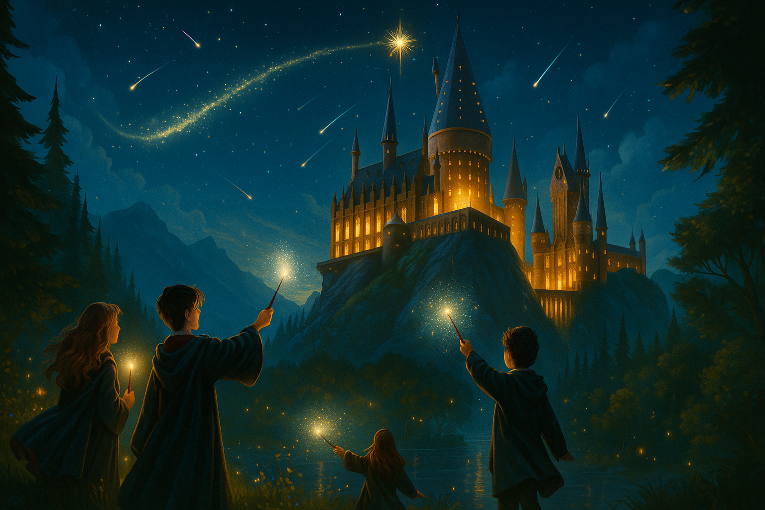 Veja a saga completa de Harry Potter: