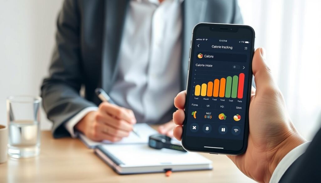 rastreamento de calorias