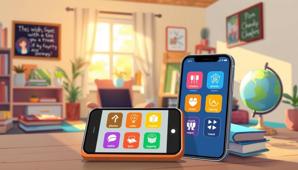Características de Apps de Alfabetização
