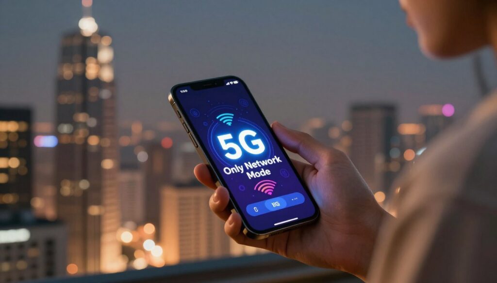 aplicativo-5g only network mode