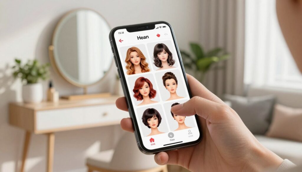 aplicativo de mudança de cabelo