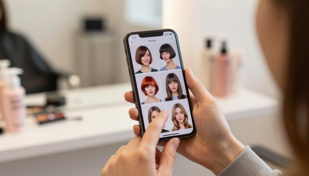 cortes de cabelo pelo celular