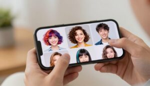 Aplicativos que mostram seu novo corte e cor de cabelo