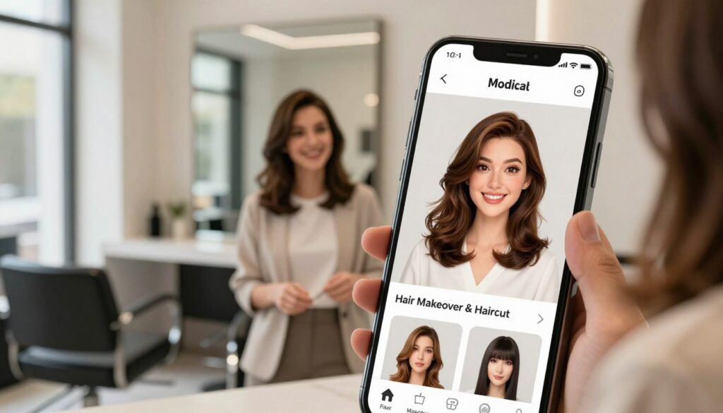 ModiFace Hair Makeover & Haircut App ModiFace Hair Makeover & Haircut App