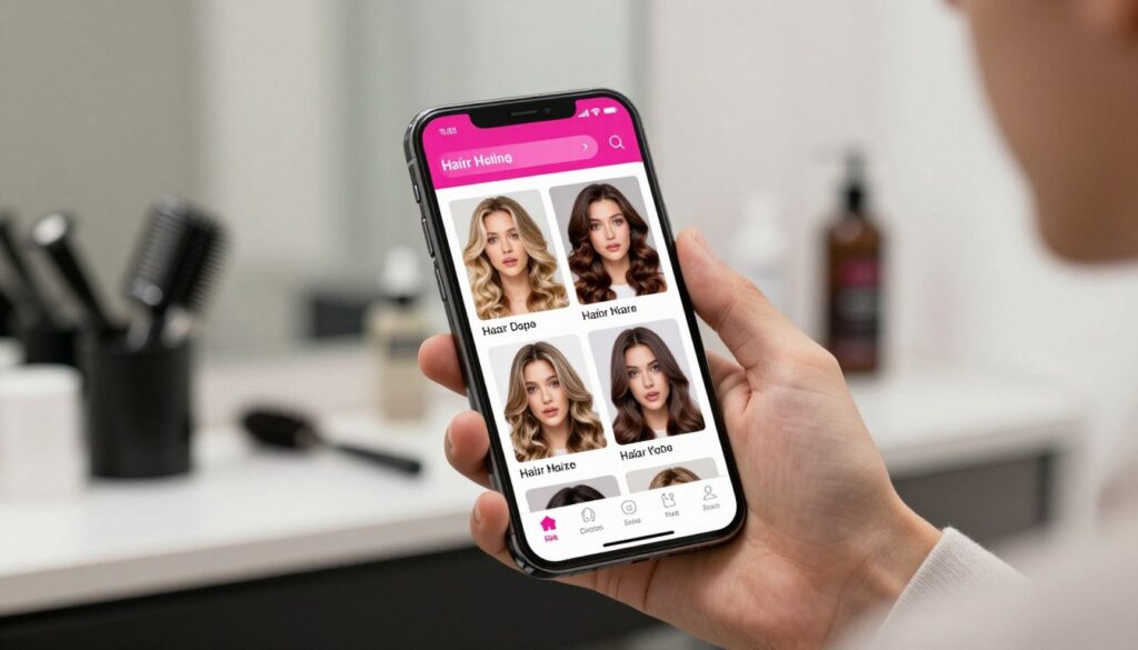 aplicativos de mudar o visual capilar