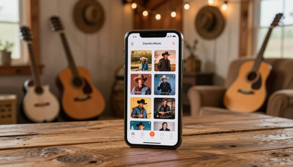 aplicativos de música country