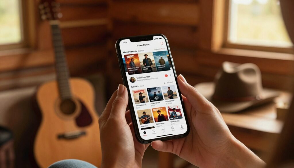 aplicativos de música country