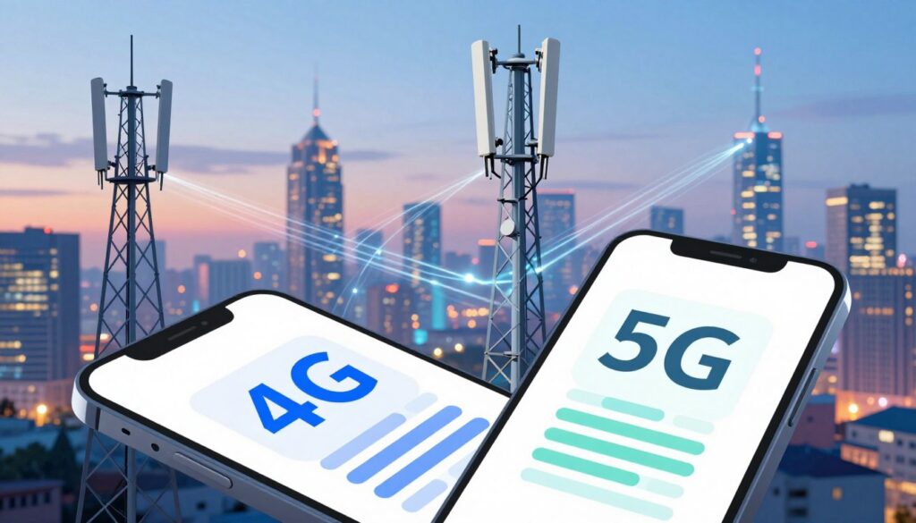 diferenças entre 4G e 5G