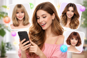 Teste Cortes e Cores com Apps de Simulação de Cabelo