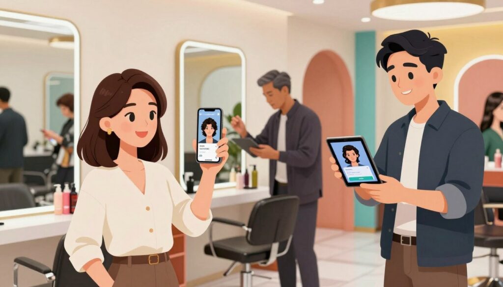 aplicativos para testar cortes de cabelo testar cortes de cabelo