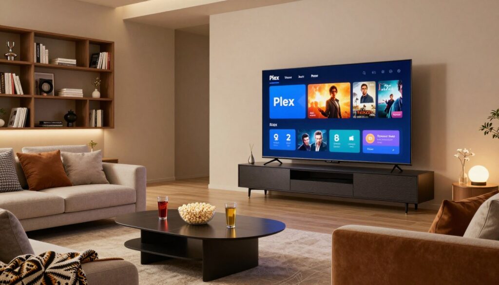 Plex centro de mídia