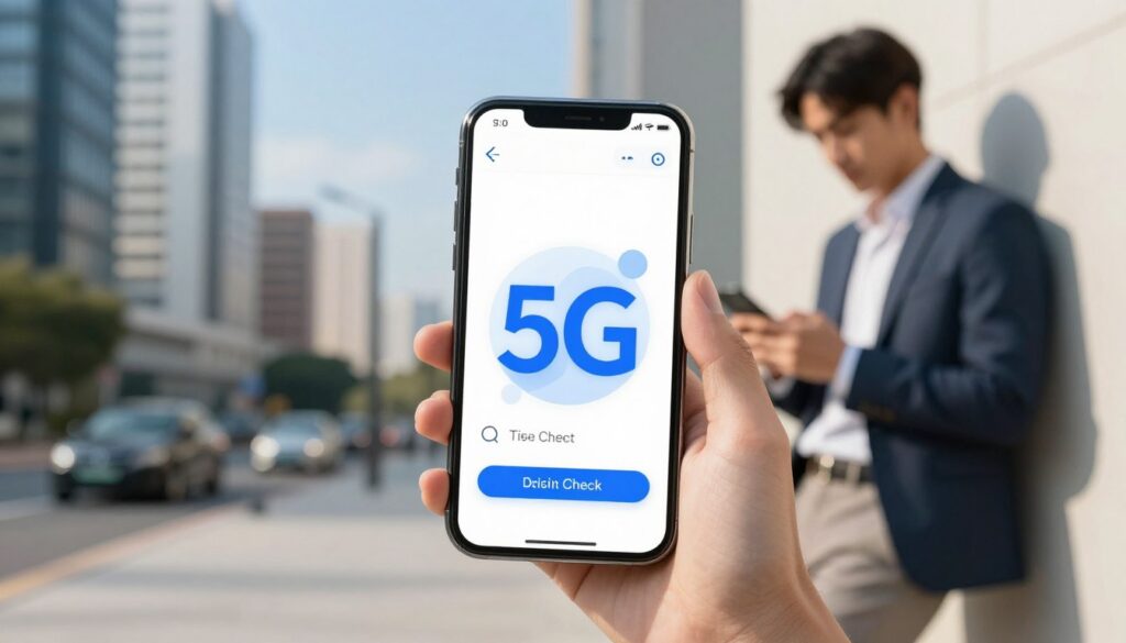 Verificação de compatibilidade 5G