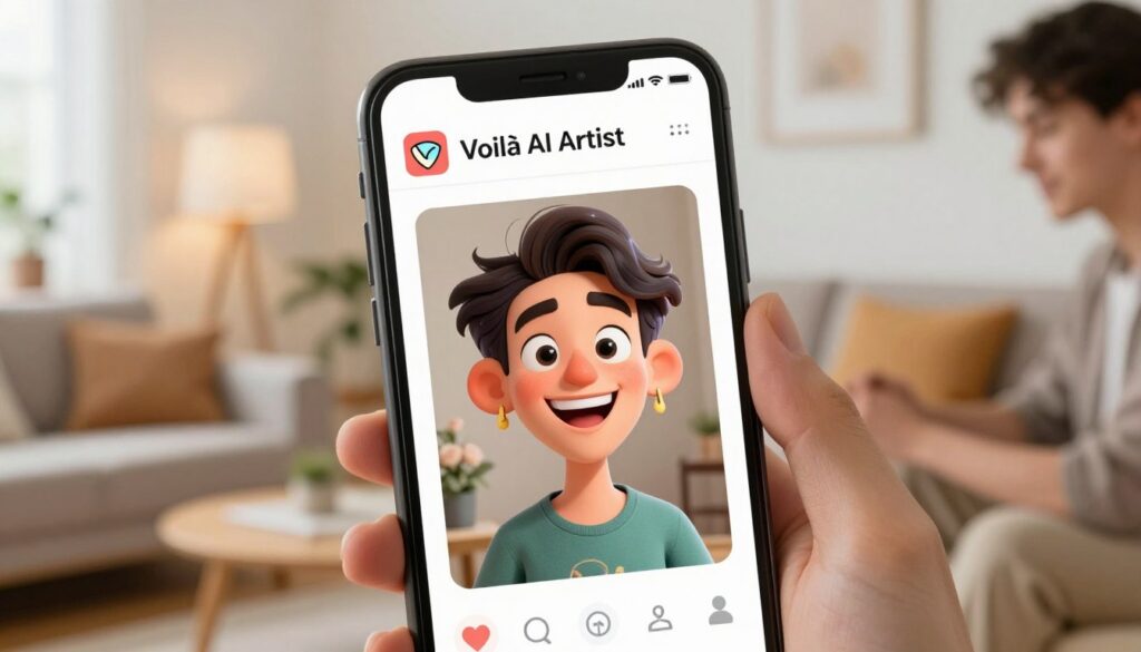 aplicativo-voilà ai artist