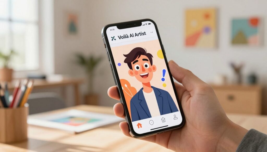 aplicativo-voilà ai artist