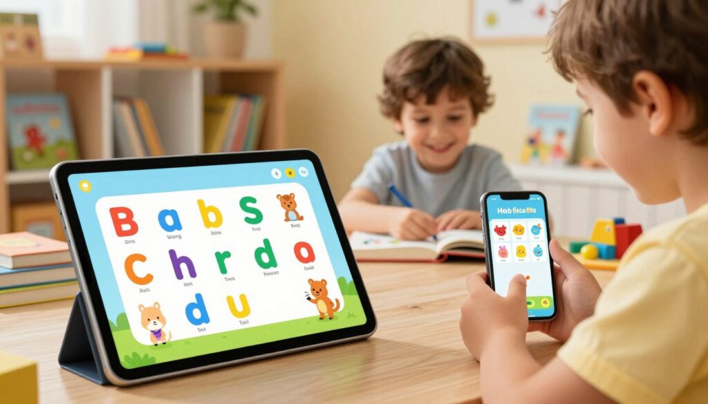 aplicativos de aprendizado de letras e palavras