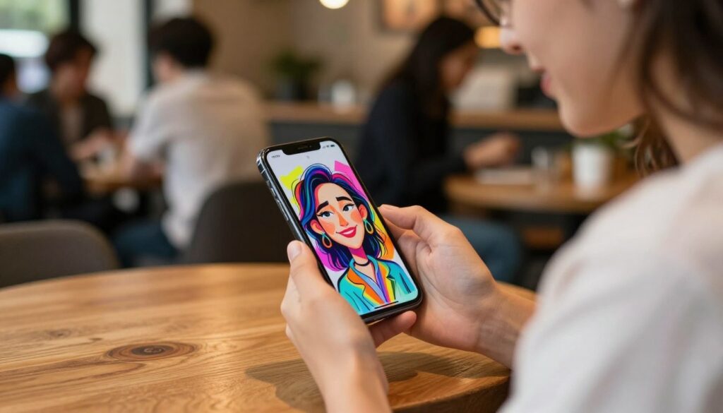 arte digital no celular