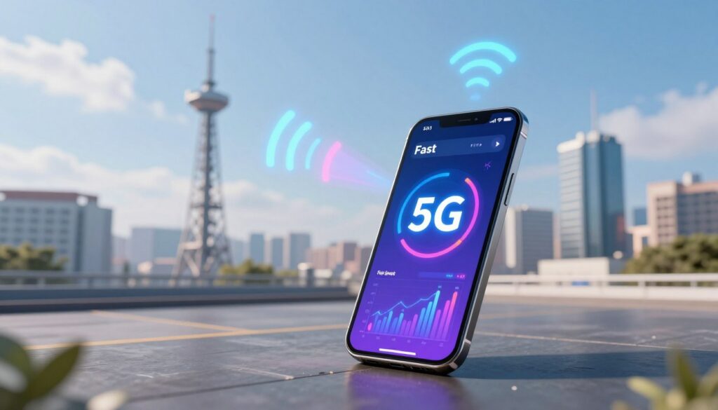 conexão 5g rápida