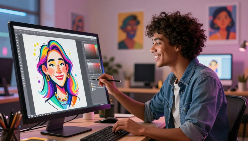 criar caricaturas com IA