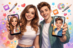 Apps de caricatura que transformam fotos em desenho