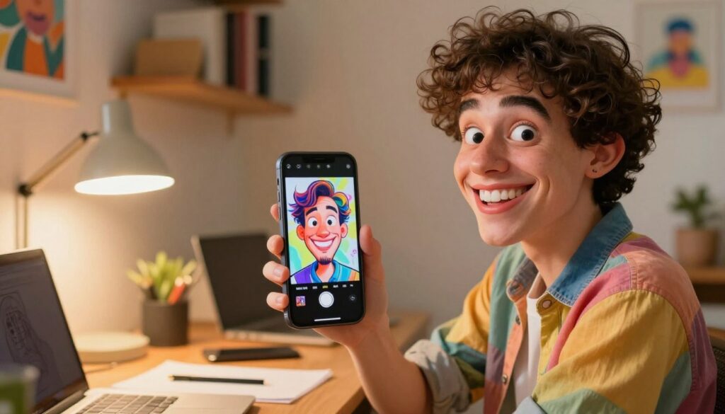 retrato caricaturado