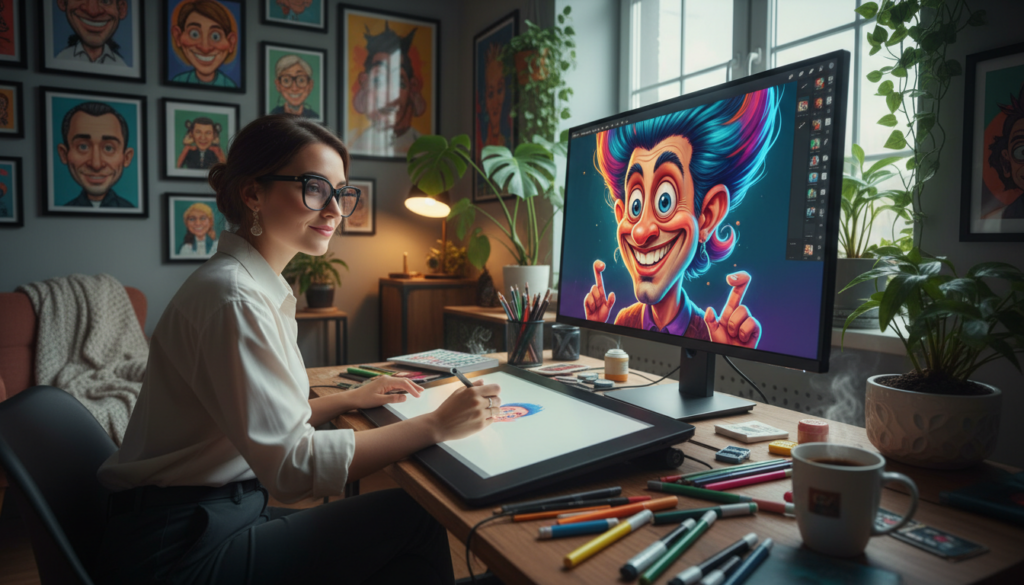 transformar fotos em caricatura