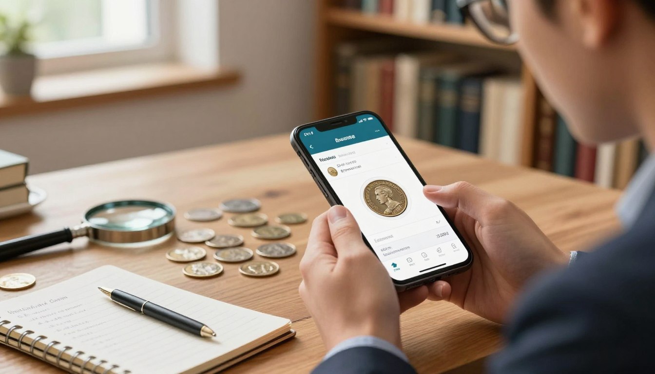 Aplicativos gratuitos para analisar moedas raras pelo celular