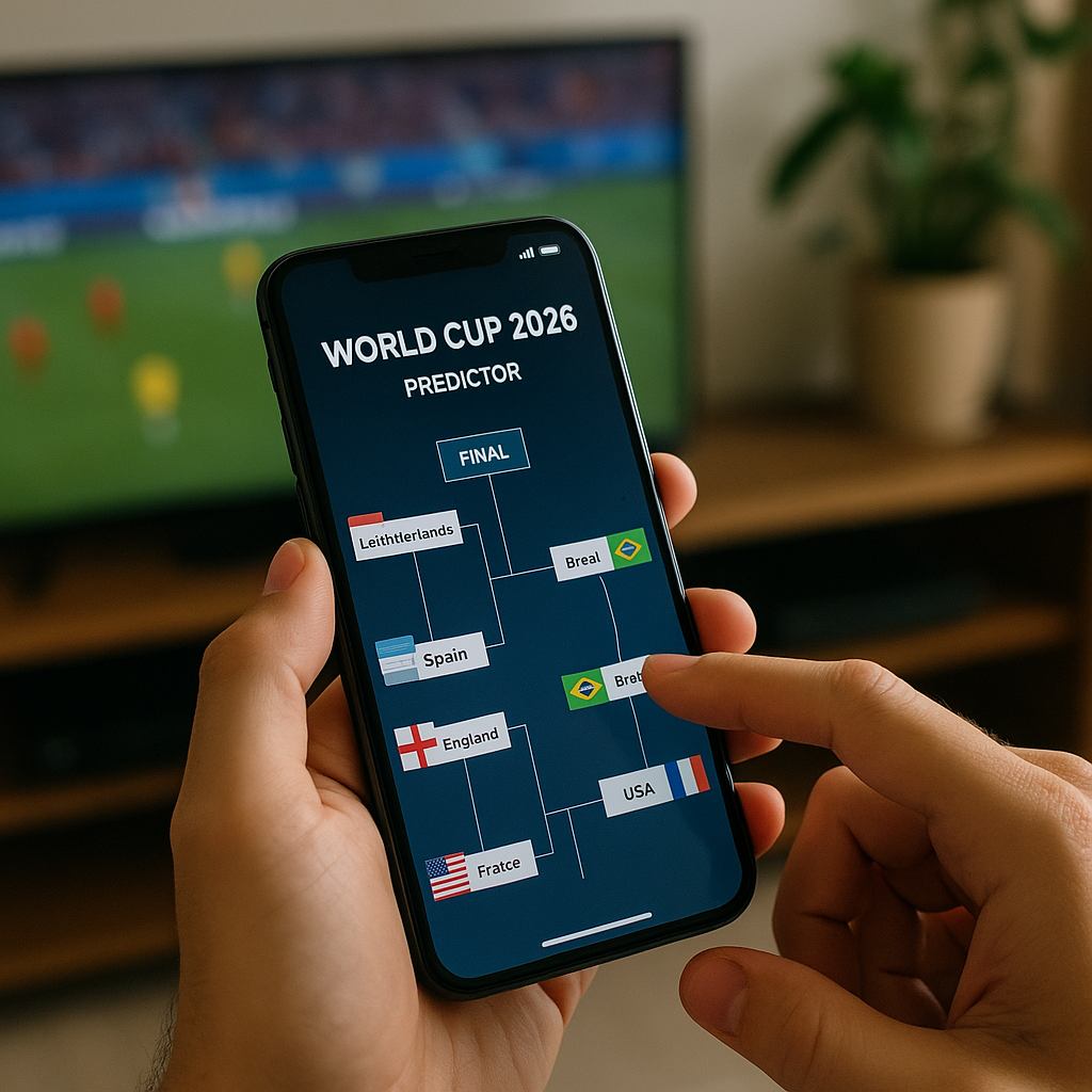 Preveja resultados da Copa 2026 com aplicativos