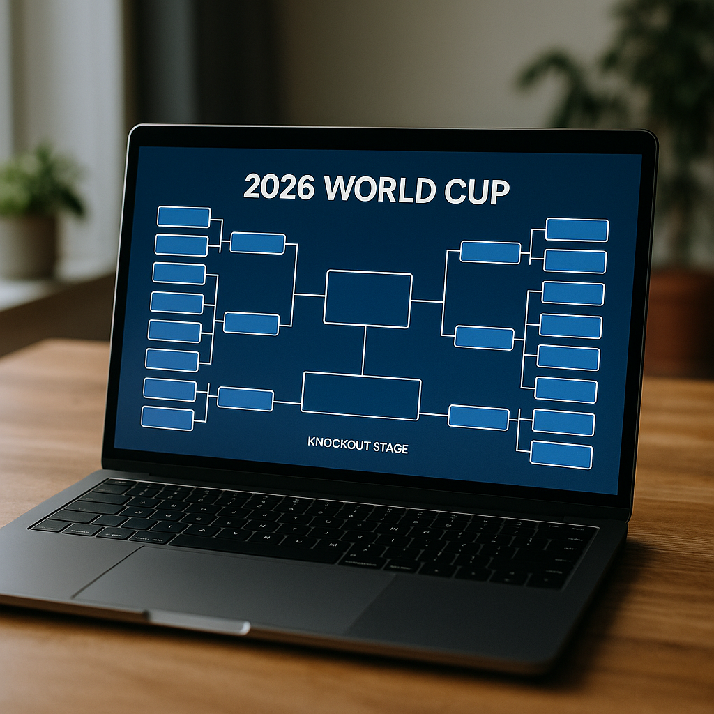 Simulador de jogos da Copa 2026 com chaveamento grátis