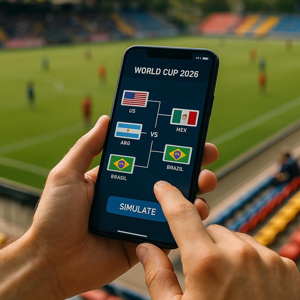 App Grátis para Simular Jogos da Copa do Mundo 2026