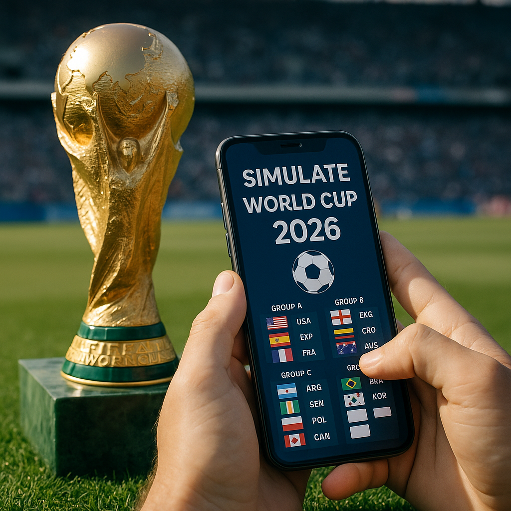 Aplicativos Grátis: Simule a Copa do Mundo 2026