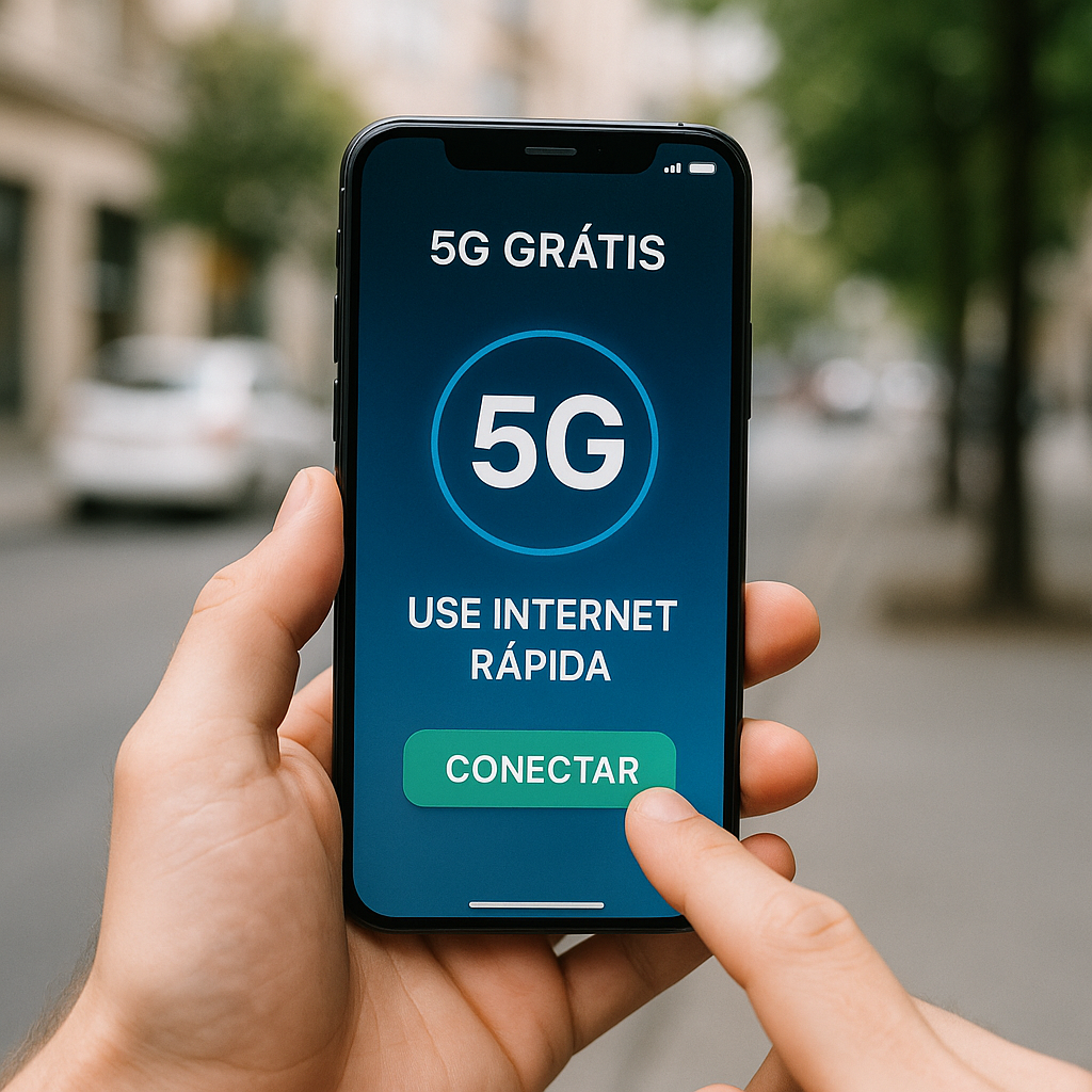 Aplicativo 5G Grátis: Use Internet Rápida