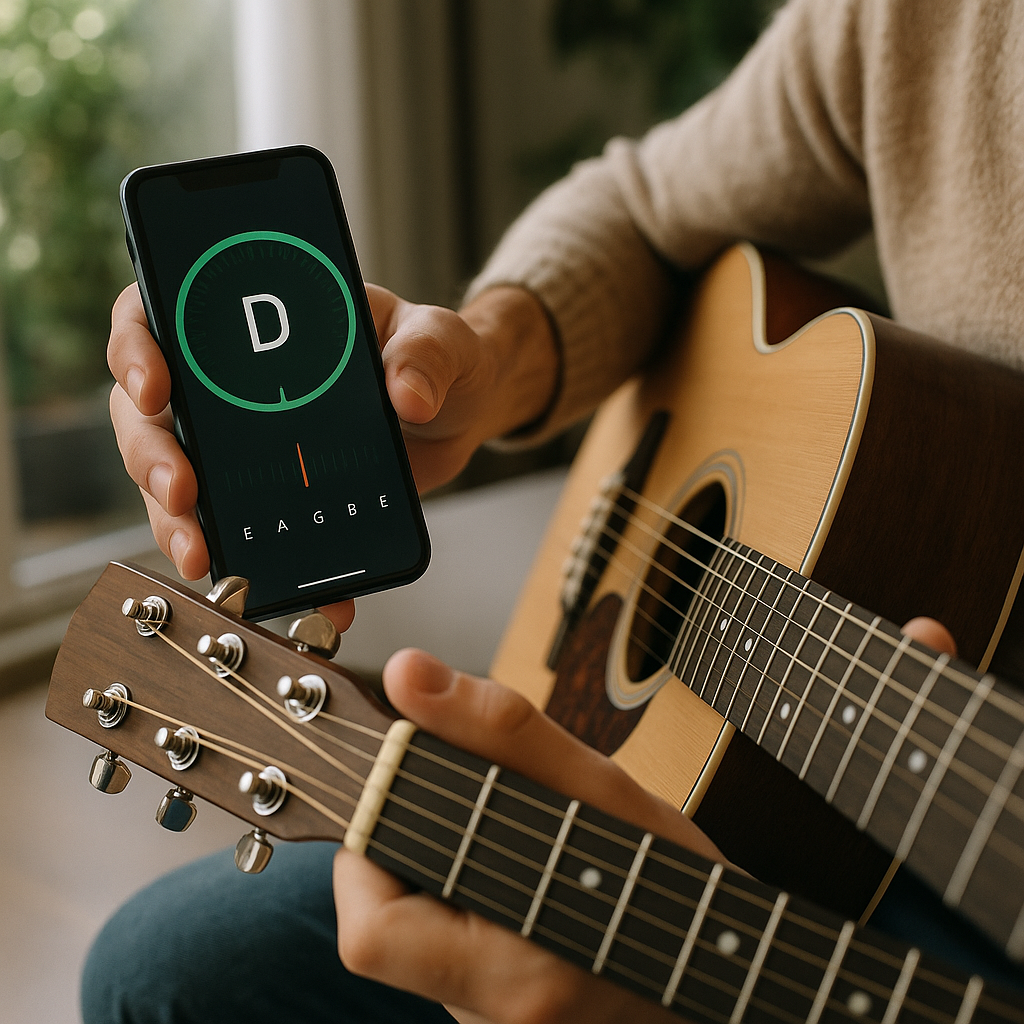 Afine seu violão em segundos com esse app!