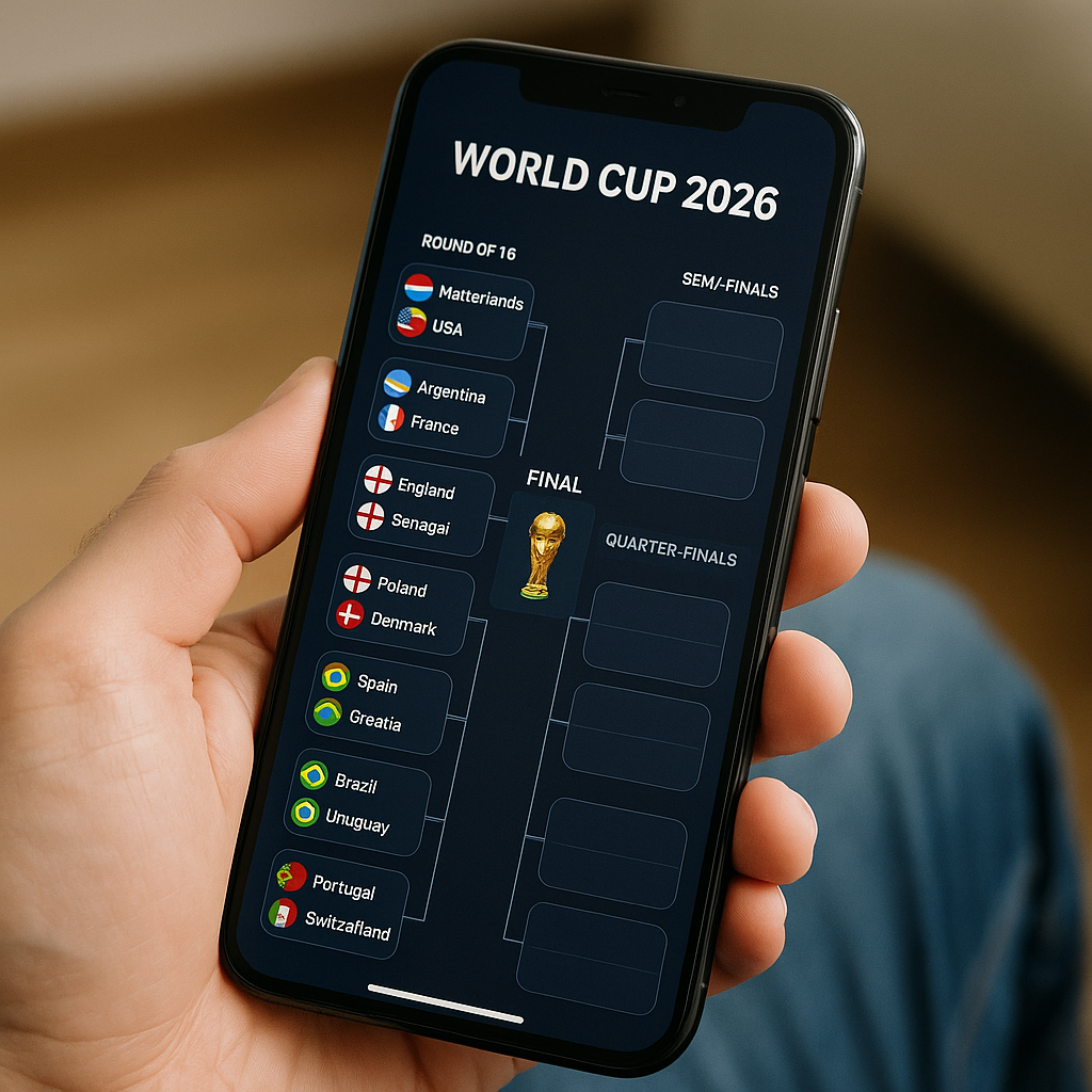 App para simular chaveamento da Copa do Mundo 2026