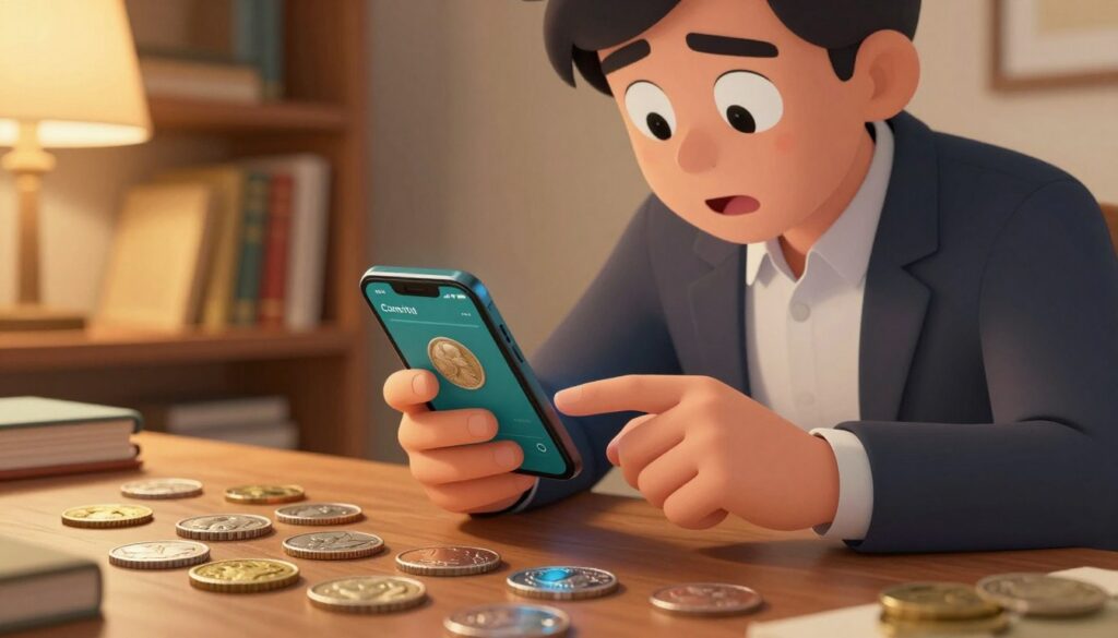 identificar moedas raras