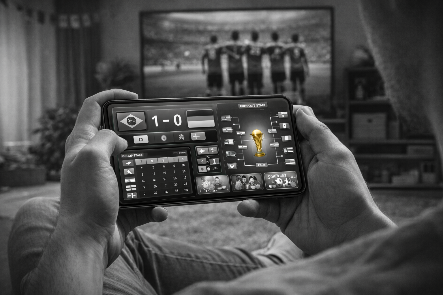 Apps que montam chaveamentos da Copa em segundos