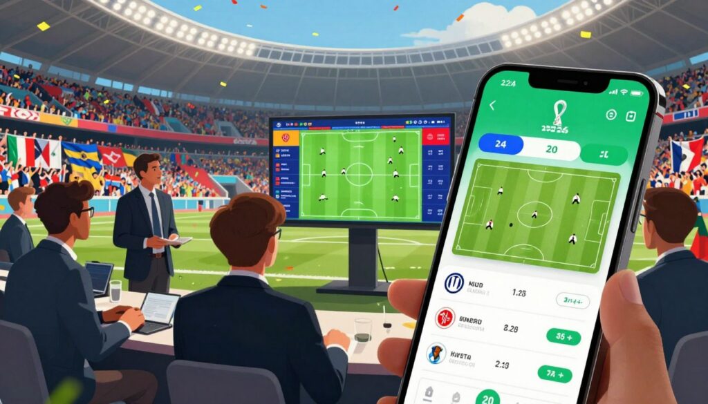 o que são aplicativos para simular resultados da copa do mundo 2026?