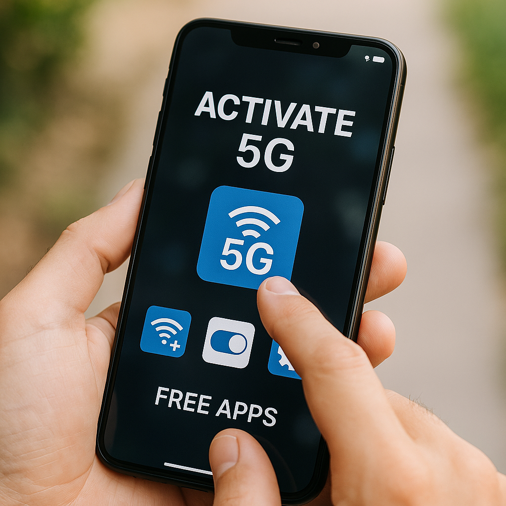 Aplicativos Grátis Para Ativar O 5G Do Celular Fácil