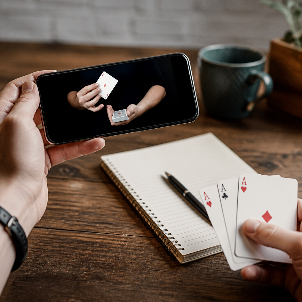 Aprenda Mágica pelo Celular em Minutos