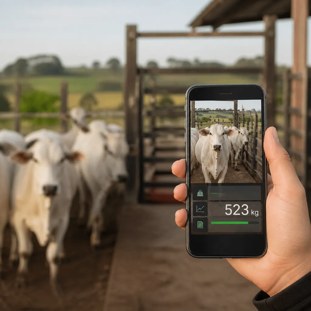 Balança de Gado: Pese pelo Celular