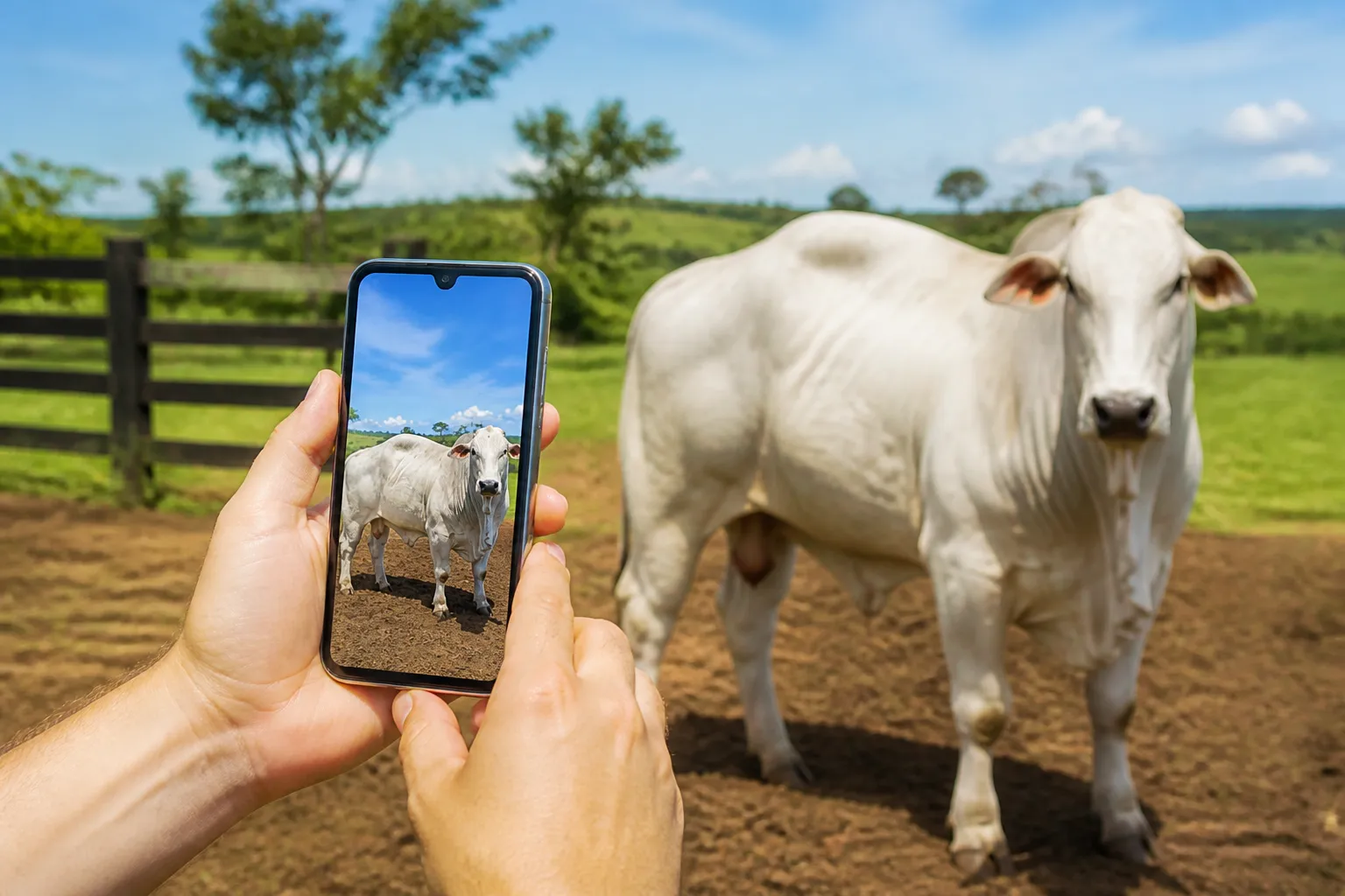 Como medir o peso do gado direto pelo seu celular